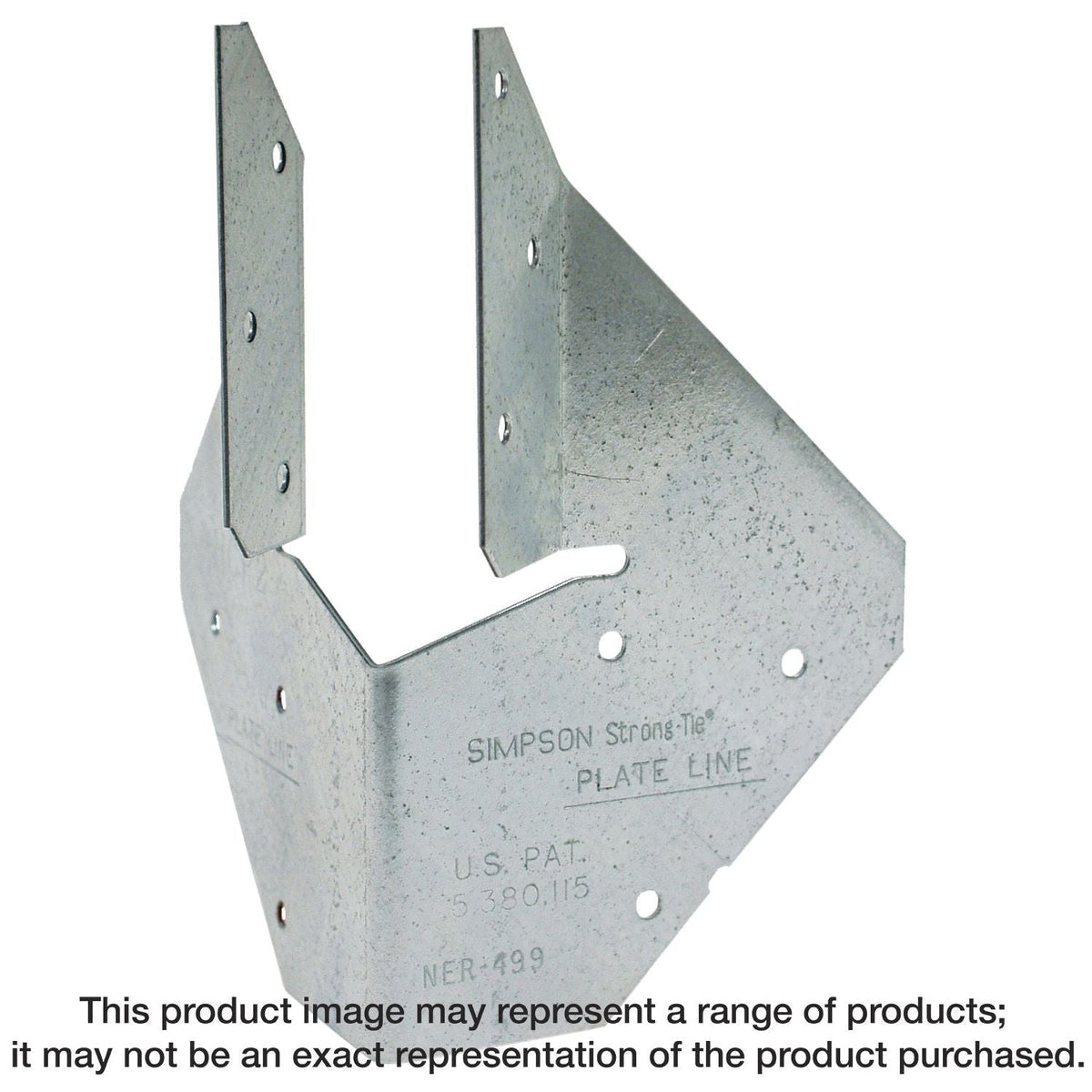Simpson Strong-Tie HCP2 HCP 18-Gauge Galvanized Hip Corner Plate for 2x