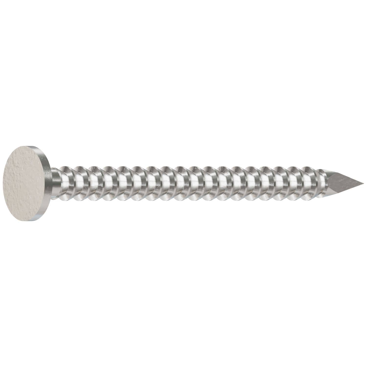 Simpson Strong-Tie T2ACN1 Common Nail, Annular Ring Shank, 1-in. x .072-in. Type 316 Stainless Steel, 1-lb.