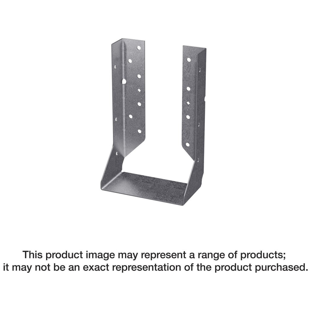 Simpson Strong-Tie HUCQ610Z-SDSG HUCQ ZMAX Heavy Face-Mount Concealed-Flange Joist Hanger for 6x10 w/ Screws