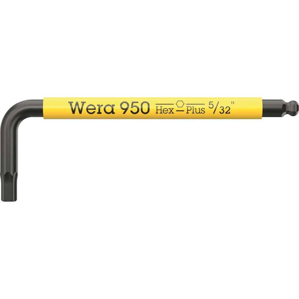 Wera 950 Spks L-Key Multicolour, Imperial, Blacklaser, 5/32-in.x71-mm.
