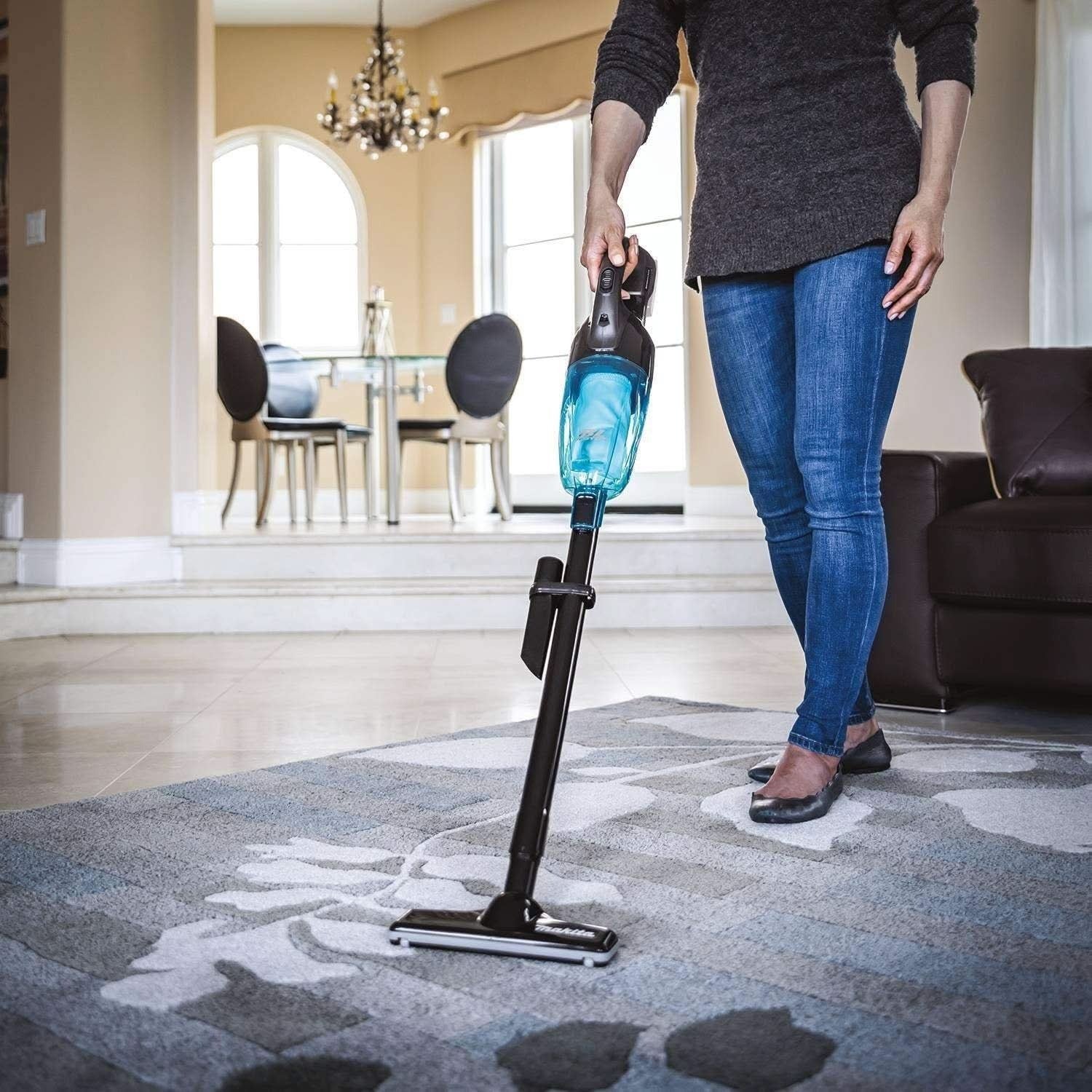 Makita XLC03ZBX4 18V LXT Lithium-Ion Brushless Compact Cordless Vacuum, Trigger w/ Lock, Tool Only