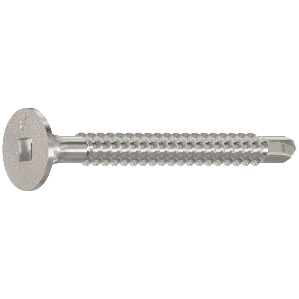 Simpson Strong-Tie F08T162WDC Self-Drilling Fiber-Cement Screw, #8 x 1-5/8-in. #2 Square Drive, Type 410, 100-Pack
