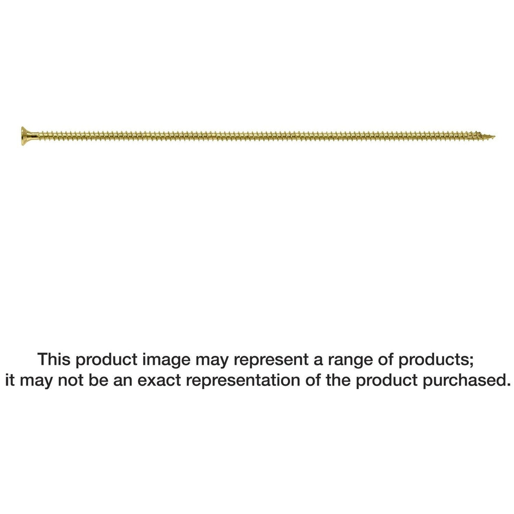 Simpson Strong-Tie SDCF271958 Strong-Drive SDCF TIMBER-CF Screw, 0.390-in. x 19-5/8-in. T50, Yellow Zinc, 100-Pack