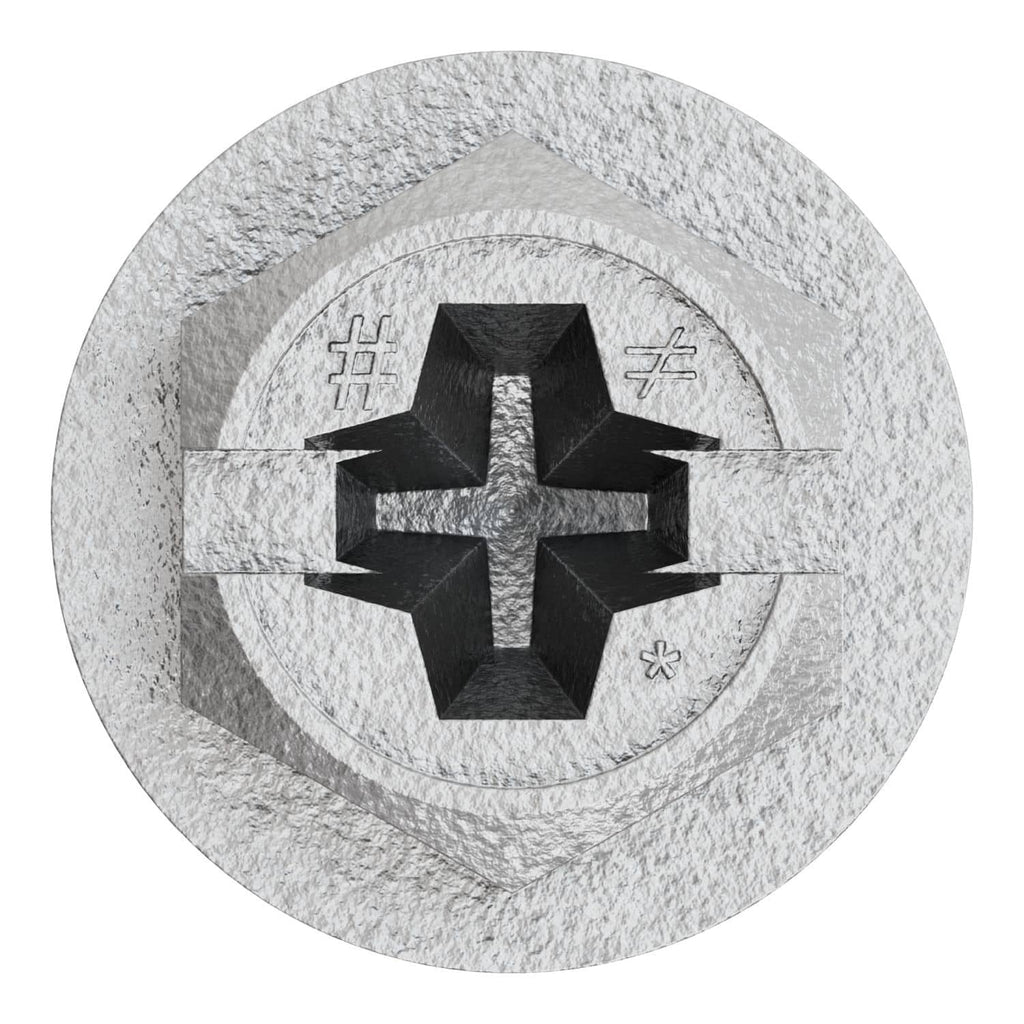 Simpson Strong-Tie TNTSS625114H Titen Turbo, 1/4-in. x 1-1/4-in. Type 316 Stainless-Steel Hex-Head Concrete and Masonry Screw, 50-Pack