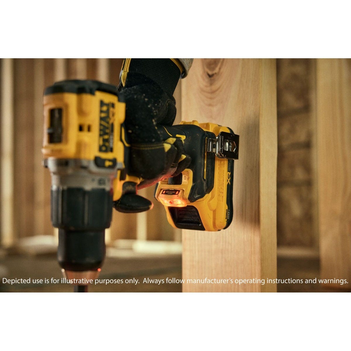 DeWALT DCD806B 20V MAX XR Brushless Cordless 1/2-in. Hammer Drill w/ POWERSTACK 3.5Ah Battery & Charger Starter Kit