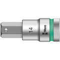 Wera 8740 C Hf Zyklop Bit Socket With 1/2-in. Drive With Holding Function, 14x60-mm.
