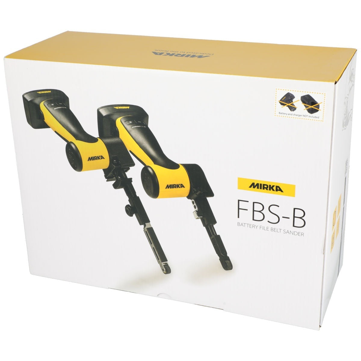 Mirka FBS-B 10 12V 3/8-in. x 13-in. Cordless File Belt Sander 5.0Ah Kit with Charger (MUS-FBS10)