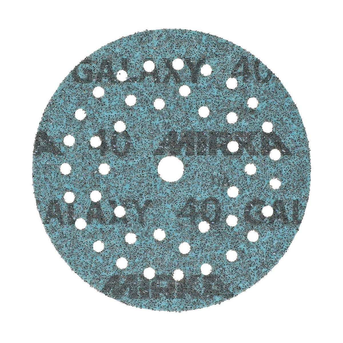 Mirka Galaxy 5-in. 40 Grit Hook and Loop Sanding Discs, 50-Pack Multifit Grip (FY-5MF-040)