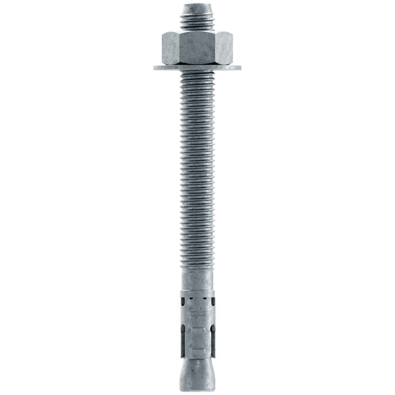 Simpson Strong-Tie STB2-50512MGF25 Strong-Bolt 2, 1/2-in. x 5-1/2-in. Mechanically Galvanized Wedge Anchor, Fully Assembled, 25-Pack