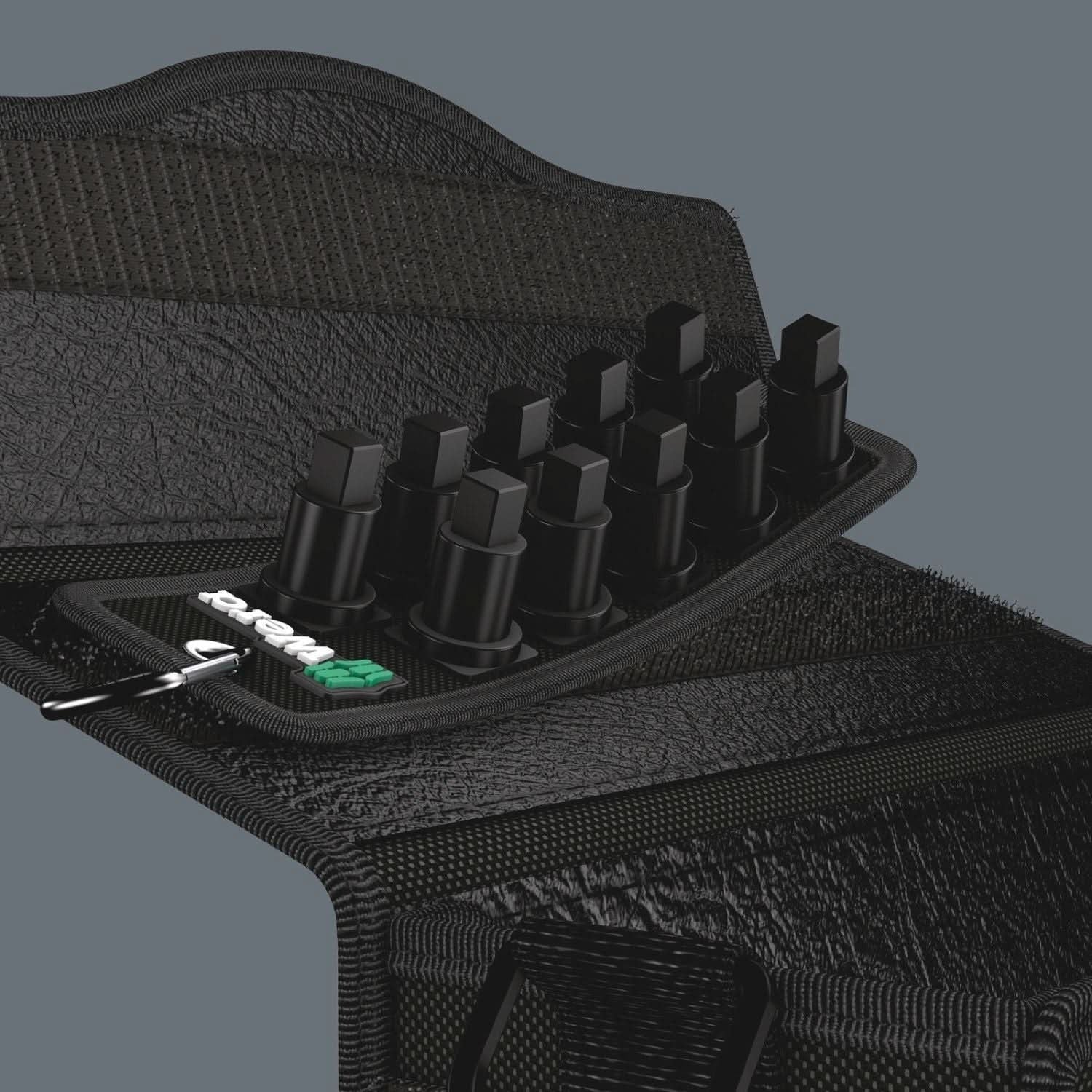 Wera Belt B VDE (Textile Belt), 10 Location, Unloaded, 71x209-mm.