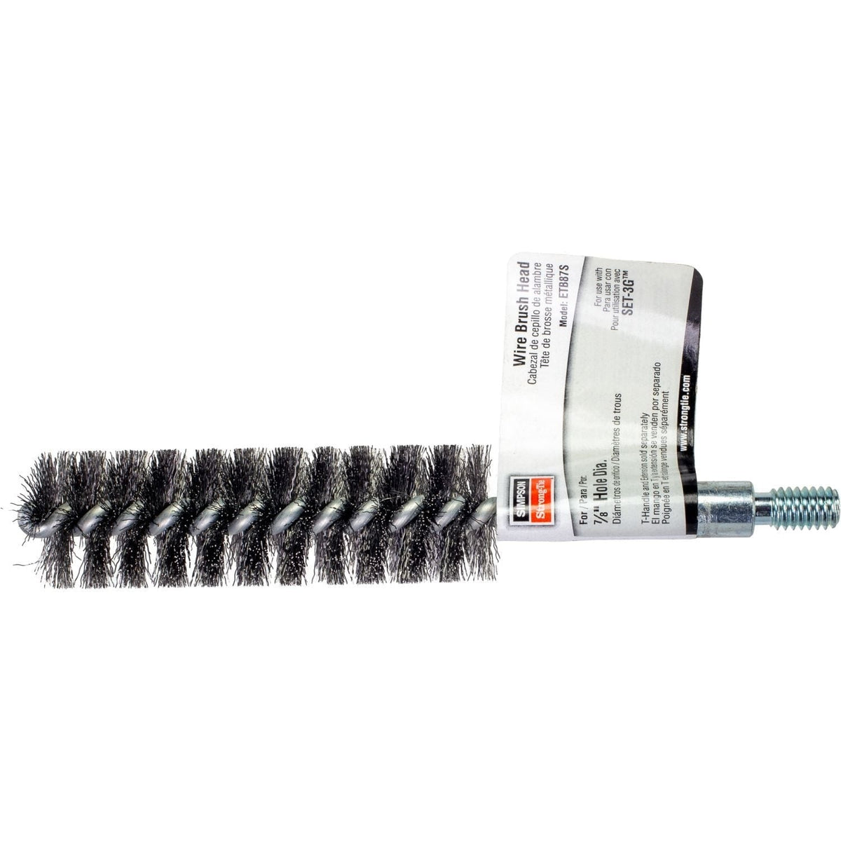 Simpson Strong-Tie ETB87S ETBS 7/8-in. Wire Hole-Cleaning Brush Head