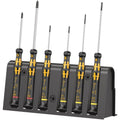 Wera 1578 A/6 Esd Screwdriver Set And Rack For Electronic Applications, 6-Pieces