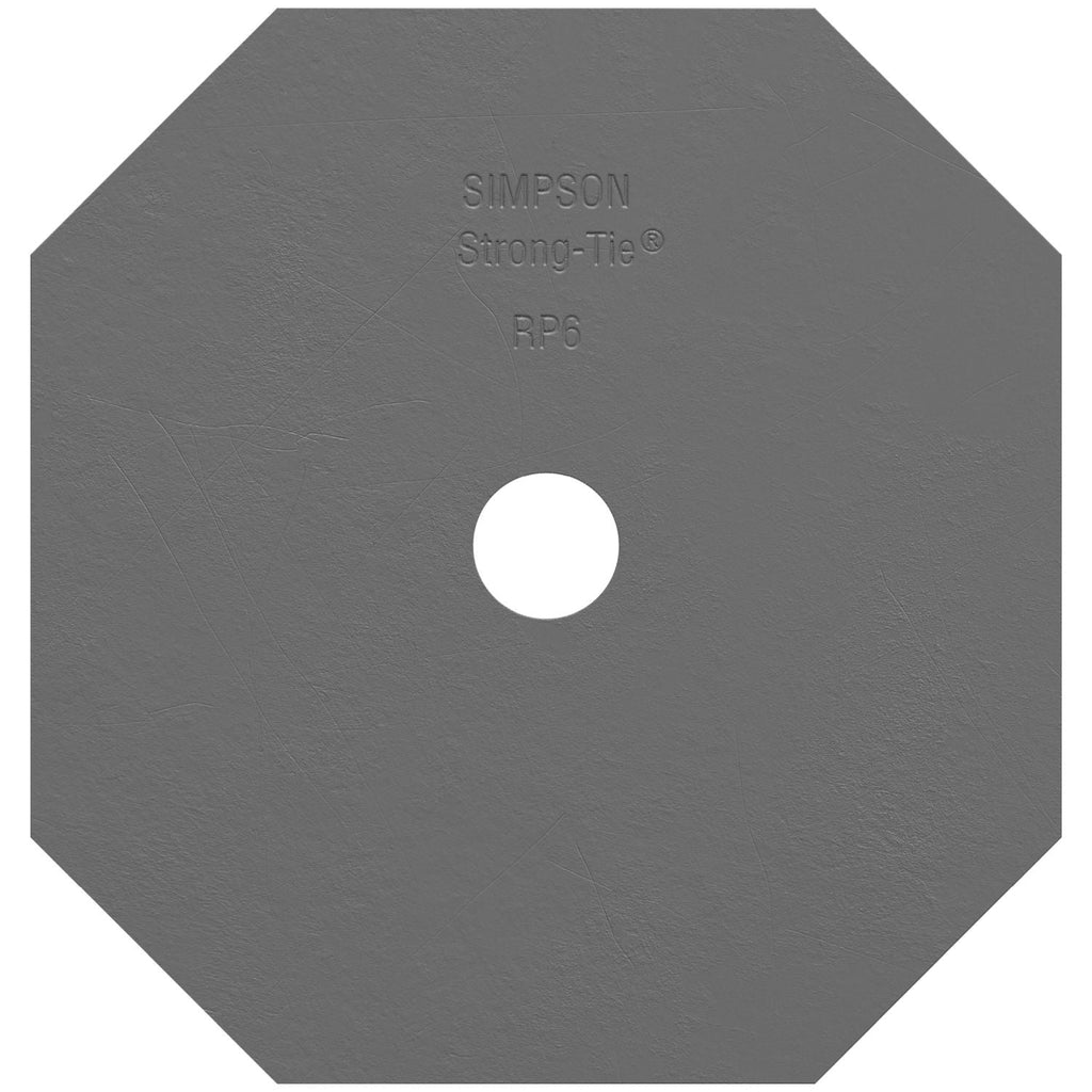 Simpson Strong-Tie RP6 RP6 3/8-in. Steel Retrofit Plate