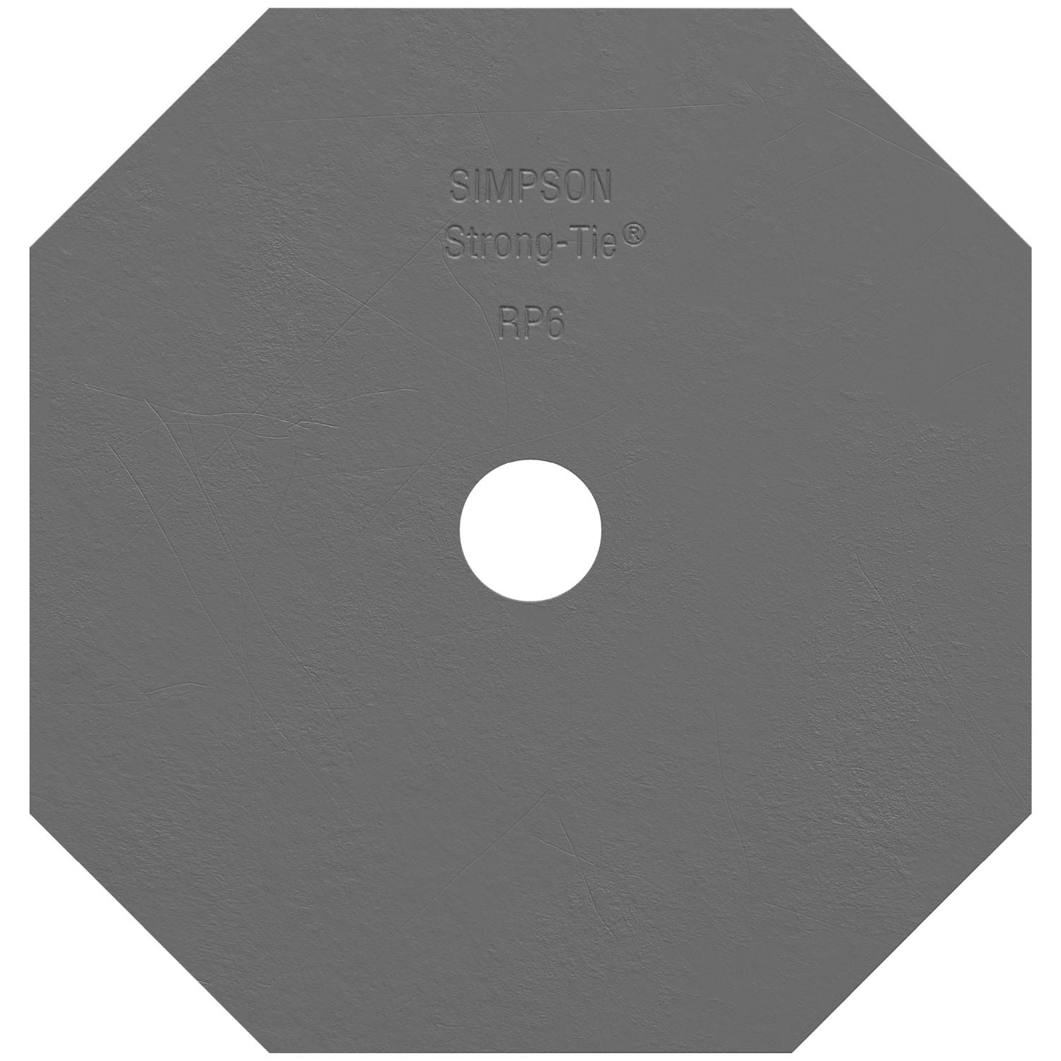 Simpson Strong-Tie RP6 RP6 3/8-in. Steel Retrofit Plate