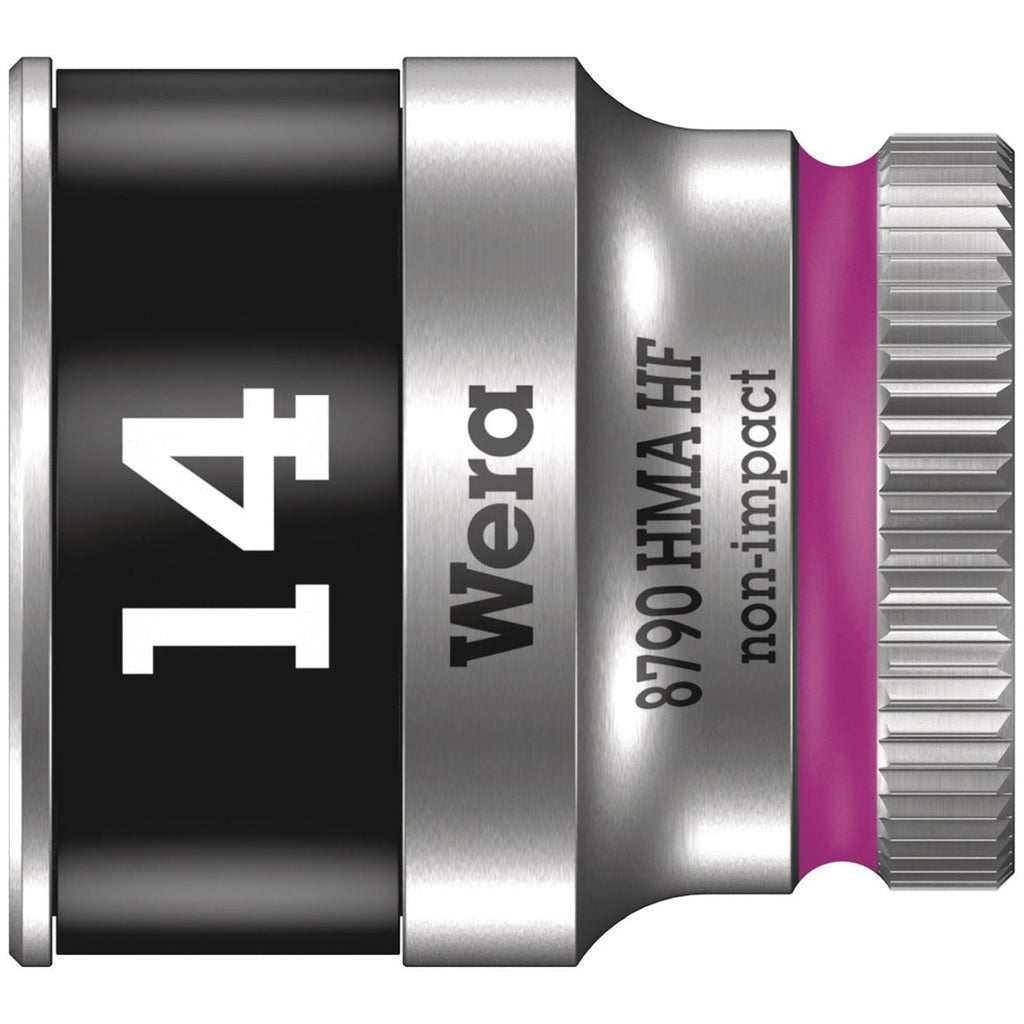 Wera 8790 Hma Hf Zyklop Socket With 1/4-in. Drive With Holding Function, 14x23-mm.