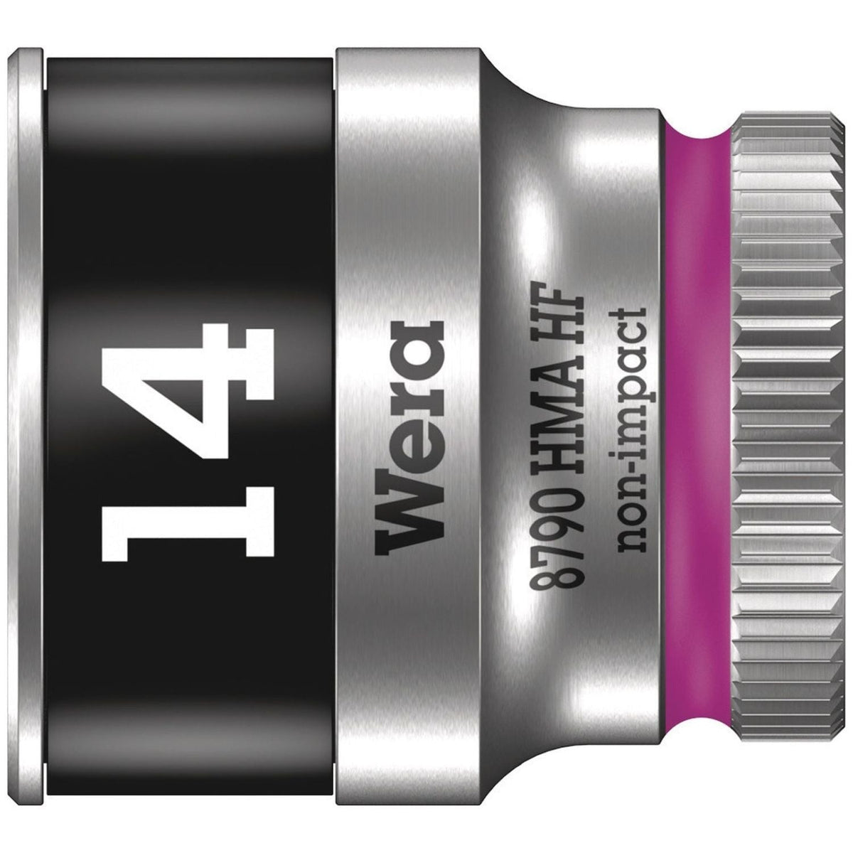 Wera 8790 Hma Hf Zyklop Socket With 1/4-in. Drive With Holding Function, 14x23-mm.