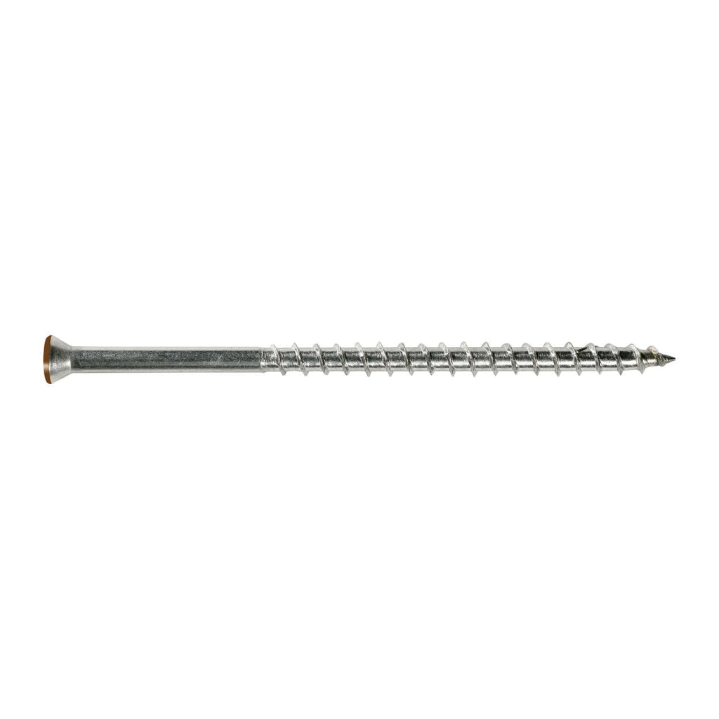 Simpson Strong-Tie T07162FT70TN01 Trim-Head Screw, 6-Lobe Drive, #7 x 1-5/8-in. T-15 Type 316, Tan 01, 70-Pack