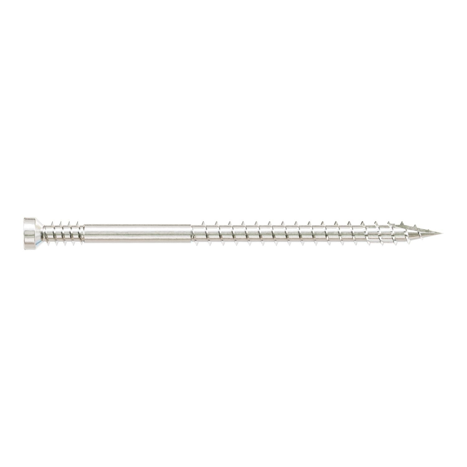 Simpson Strong-Tie FT07212T400 Finish Trim Screw, #7 x 2-1/2-in. T10, Trim-Head, Type 316, 400-Pack