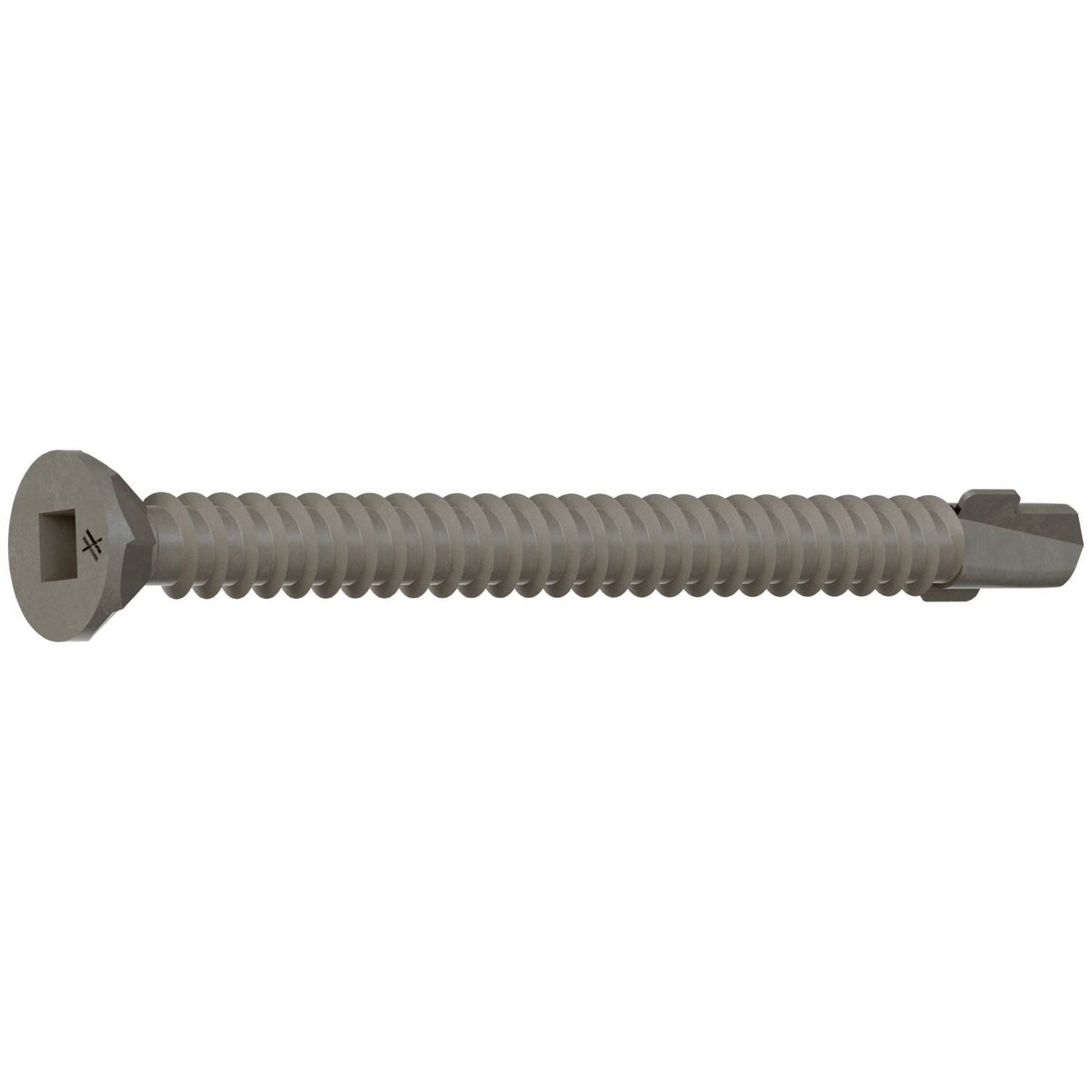 Simpson Strong-Tie Sheathing-to-CFS Collated Screw, #10 x 2-1/4-in. #2 Square Undersized, 1000-Pack (CBSDQ214S)