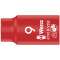 Wera 8790 B VDE Zyklop 3/8-in. Socket, Insulated, 9x46-mm.