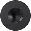 Simpson Strong-Tie TNTBL18114TF Titen Turbo, 3/16-in. x 1-1/4-in. 6-Lobe Flat-Head Concrete and Masonry Screw, Black, 100-Pack