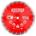 Diablo DMADST1400 14 in. Diamond Segmented Turbo Cut-Off Discs for Masonry