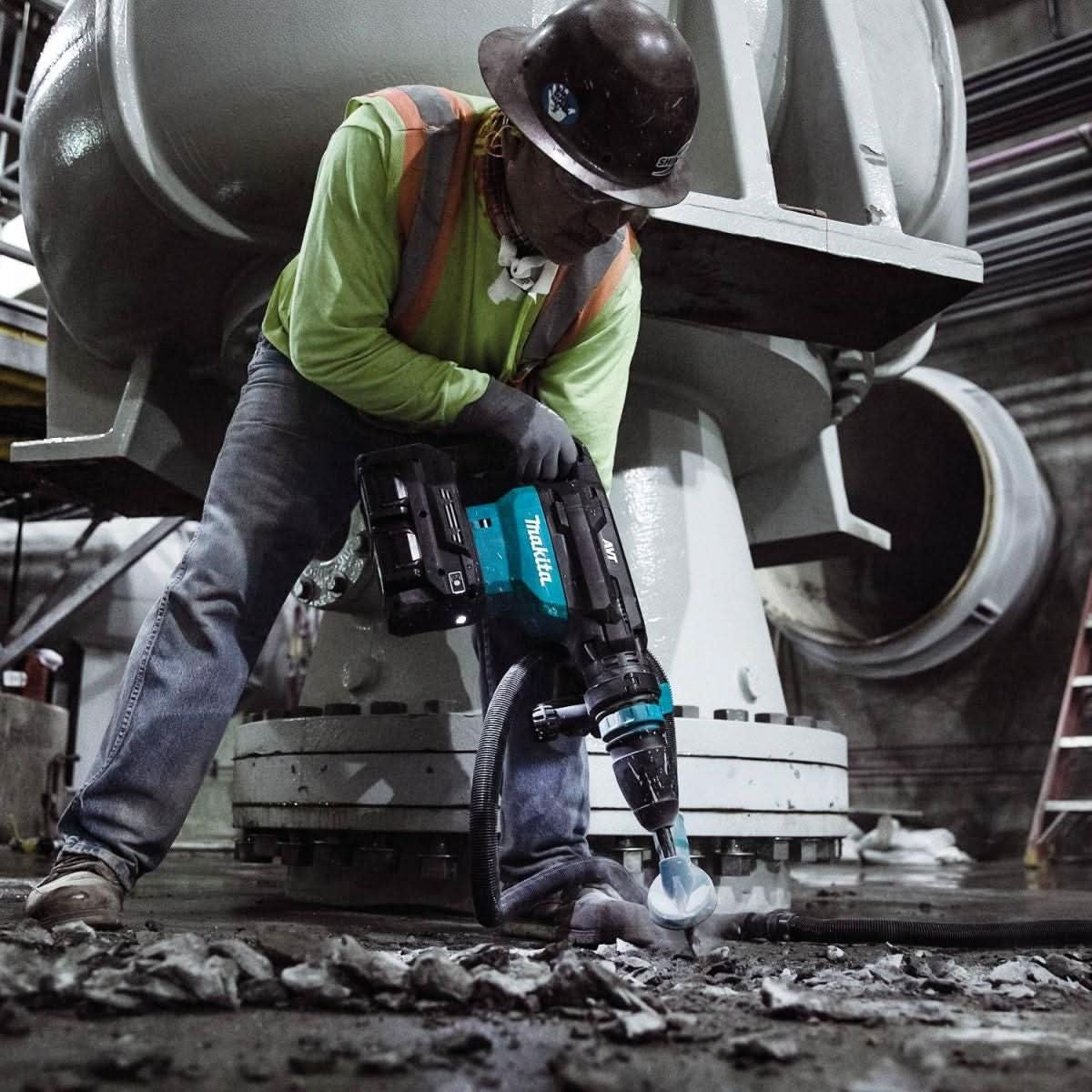 Makita GMH02PM 80V max (40V max X2) XGT Brushless 28 lb. SDS-MAX AVT AWS-Capable Demolition Hammer 4.0Ah Kit