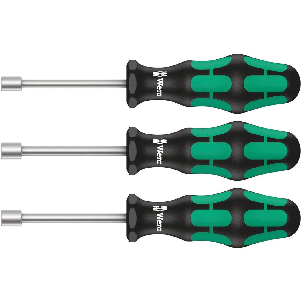 Wera 395 Ho/3 Sanitary Nutdriver Set, 3-Pieces