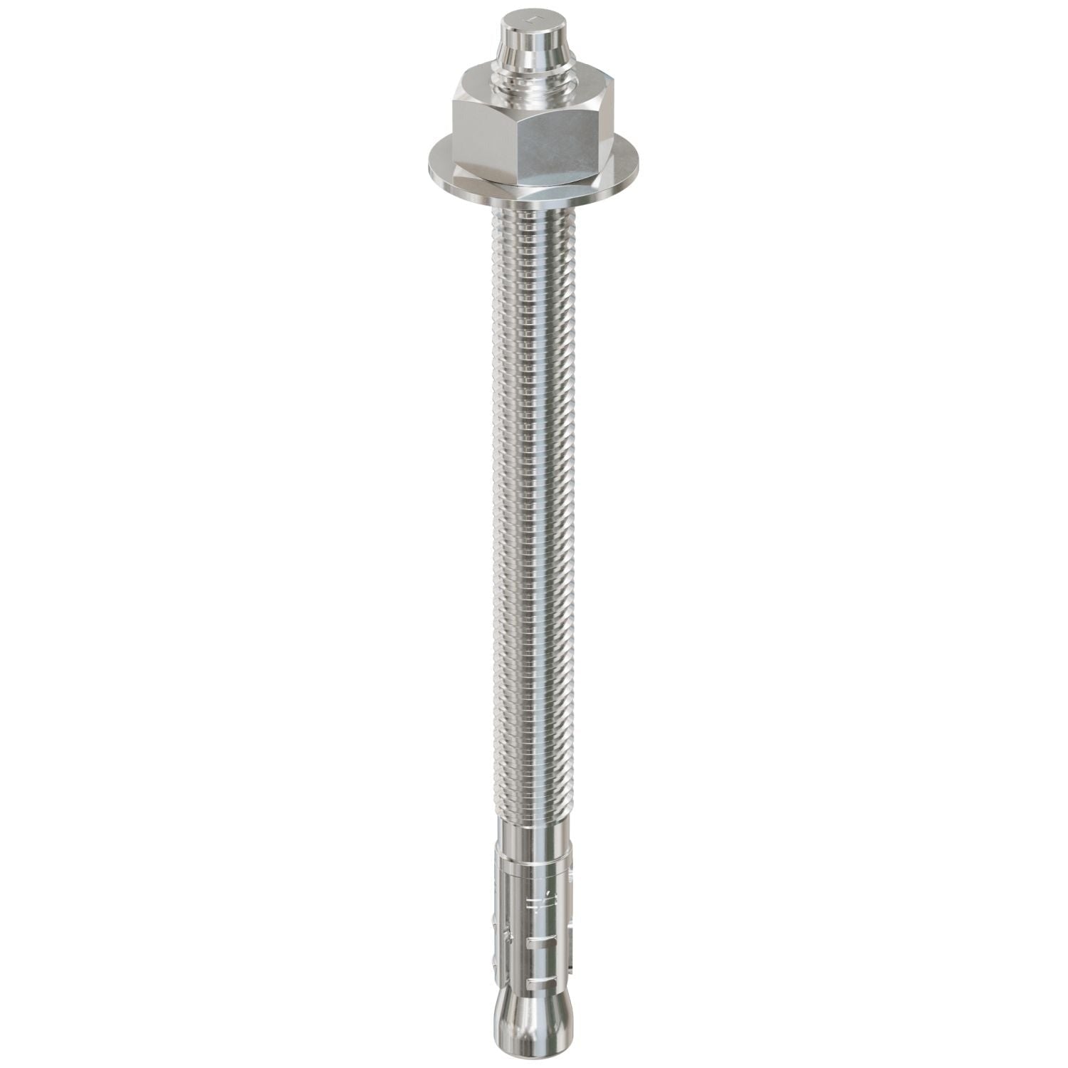 Simpson Strong-Tie STB2-50700S4F25 Strong-Bolt 2, 1/2-in. x 7-in. Type 304 Stainless-Steel Wedge Anchor, Fully Assembled, 25-Pack