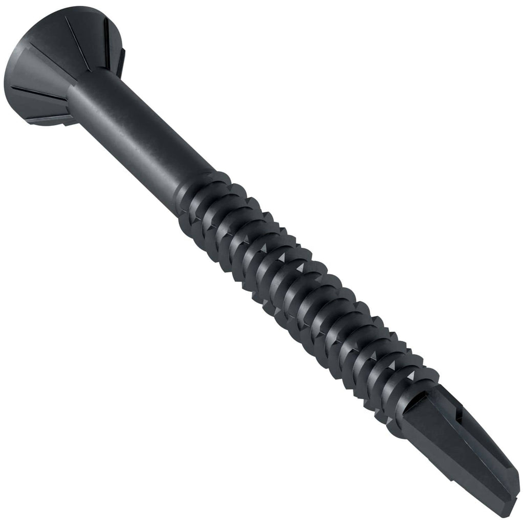 Simpson Strong-Tie TBP1260S Strong-Drive TB WOOD-TO-STEEL Screw (Collated), #12 x 2-3/8-in. Black Phos., 1000-Pack