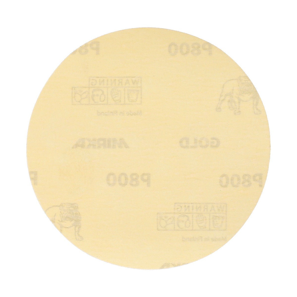 Mirka Gold 5-in. P80 PSA Sanding Disc Linkroll for High-Speed Sanding (23-314-080)