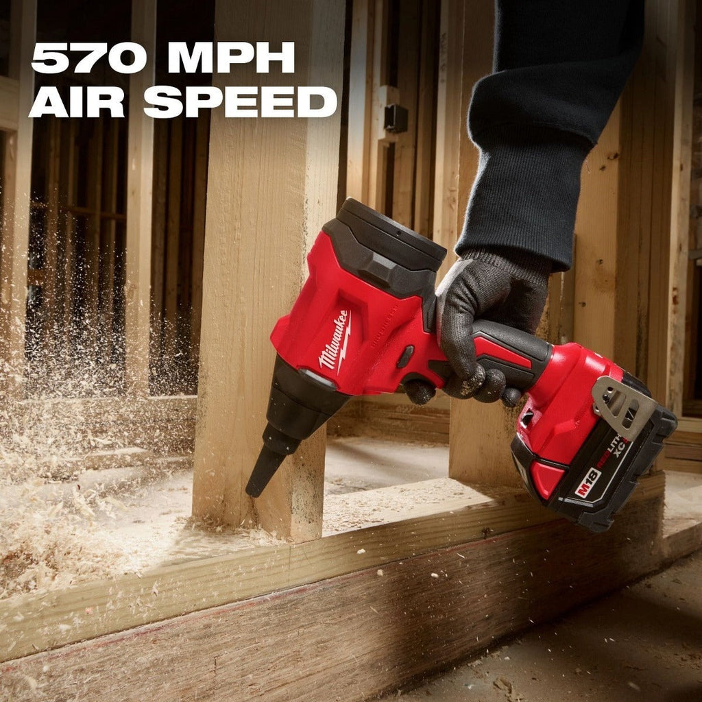 Milwaukee 0887-20 M18 Brushless 570-MPH Precision Blower 5.0Ah Kit