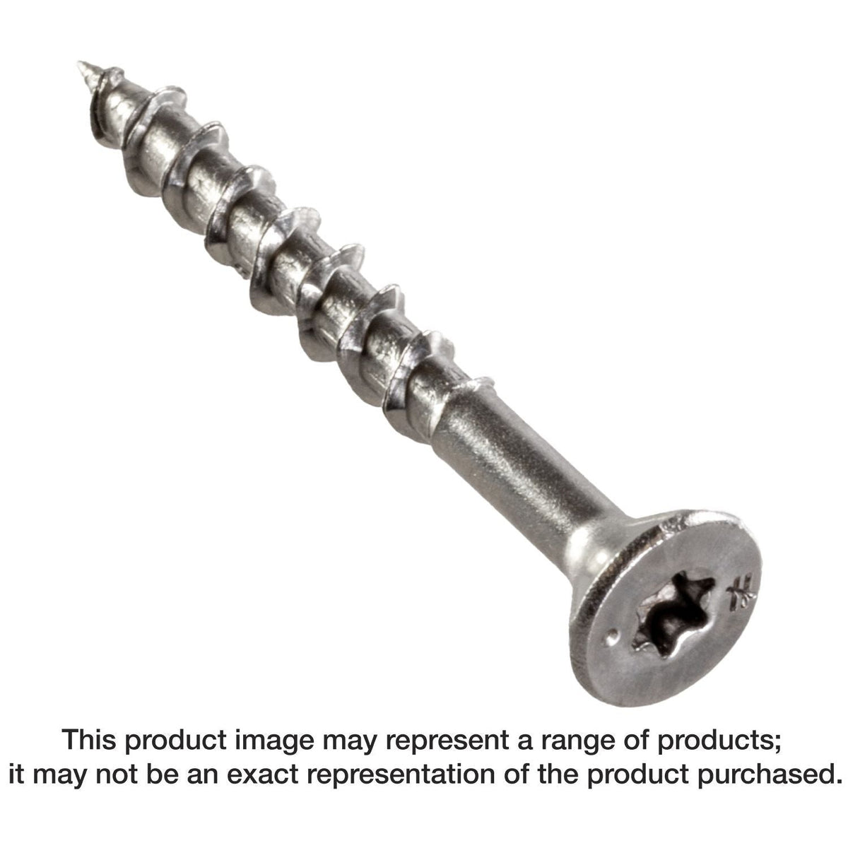 Simpson Strong-Tie T08162WP-RP85 Deck-Drive DWP WOOD SS Screw, #8 x 1-5/8-in. T20, Flat Head, Type 316, 85-Pack