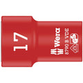 Wera 8790 B VDE Zyklop 3/8-in. Socket, Insulated, 17x46-mm.