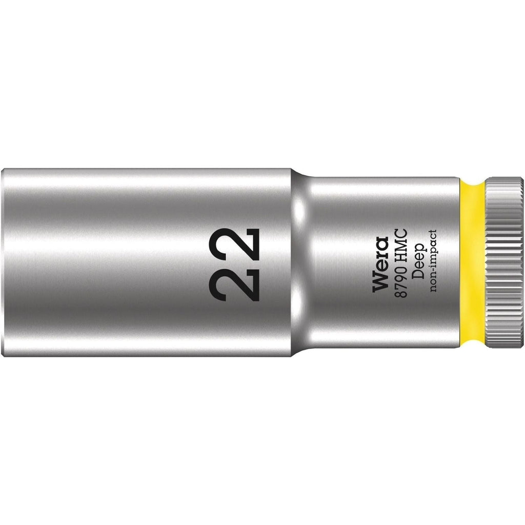 Wera 8790 Hmc Deep Socket With 1/2-in. Drive, 22x83-mm.