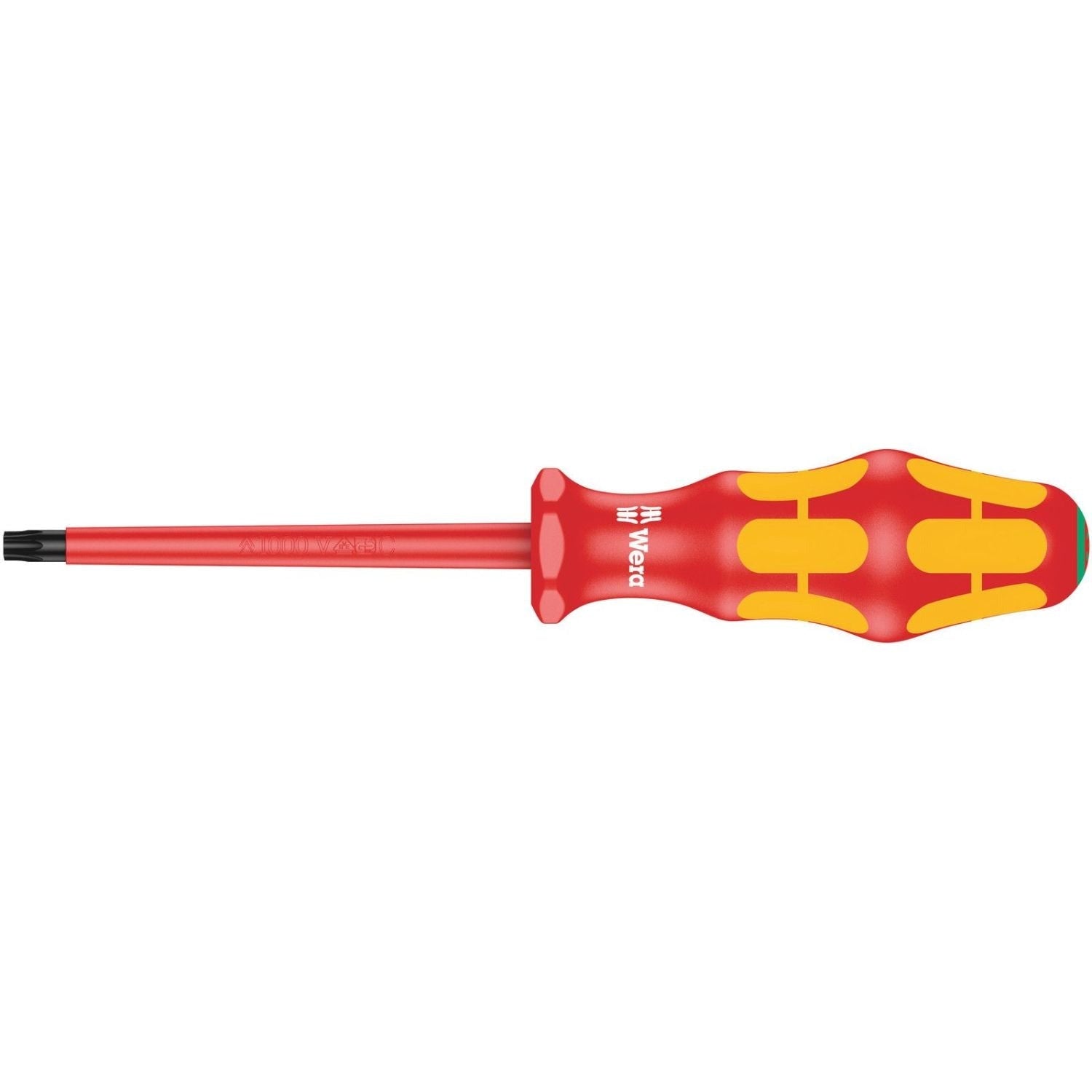Wera 167 I VDE Insulated Screwdriver For Torx Screws, Torx 30x100-mm.
