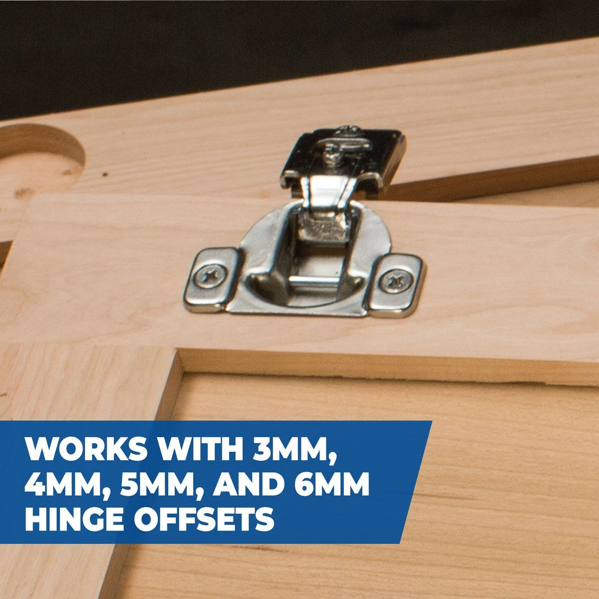 Kreg Concealed Hinge Jig with 35 mm Carbide-Tipped Bit for Cabinet Door Installation (KHI-HINGE)