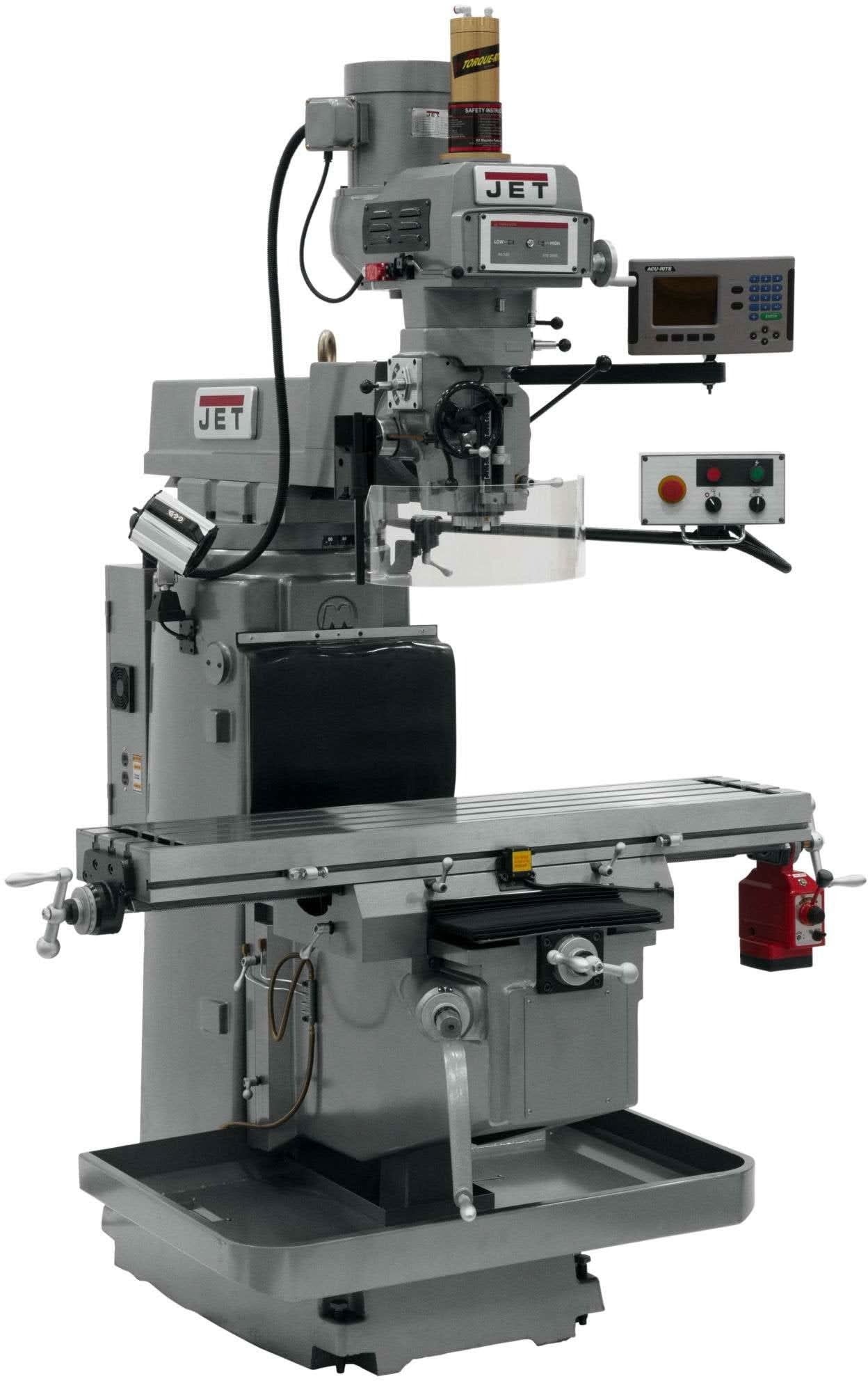 Jet Tools 698050 JTM-1254VS 200S DRO, X PFD, APDB
