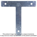Simpson Strong-Tie 1212T 12-in. x 12-in. 14-Gauge Galvanized T Strap