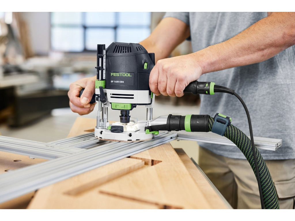 Festool OF 1400 EBQ-Plus Corded Plunge Router with LED Light in Systainer (578951)