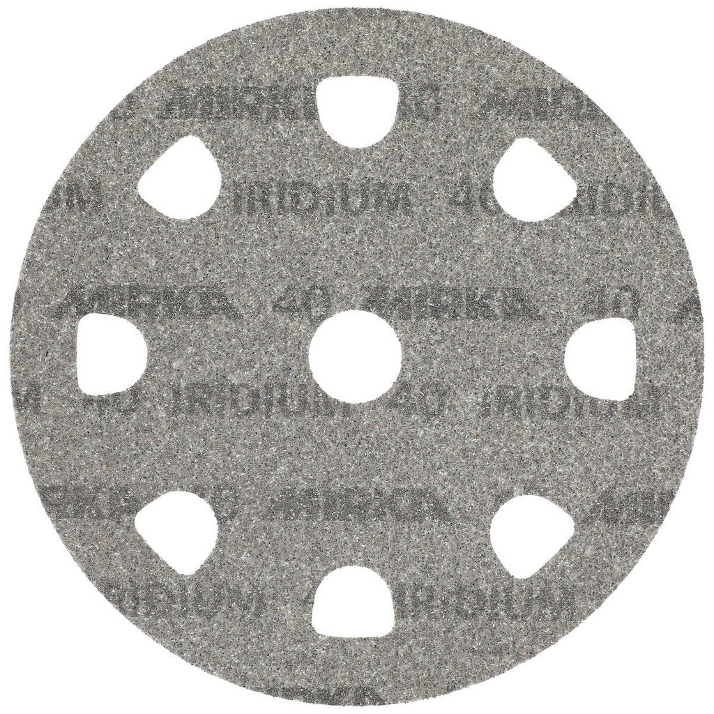 Mirka Iridium 9-in. Grip 9H Styro 40 Grit Sanding Disc 25-Pack for Polystyrene and Wall Sanding (24-9CU-040)