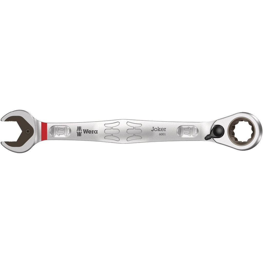 Wera 6001 Joker Switch Ratcheting Combination Wrench, With Switch Lever, 17x225-mm.