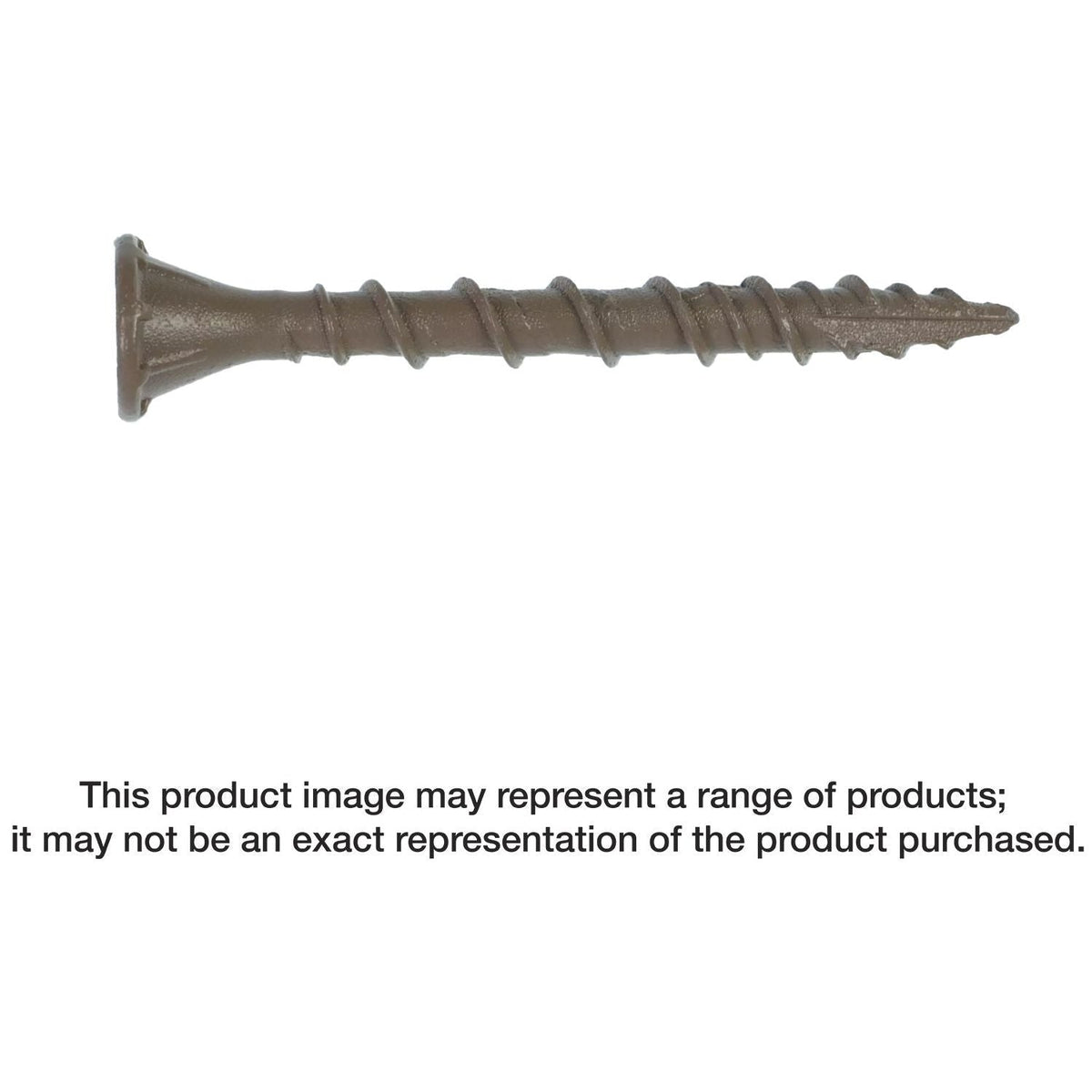 Simpson Strong-Tie DSVT158R1LB Deck-Drive DSV WOOD Screw, #8 x 1-5/8-in. T25, Flat Head, Quik Guard, Tan, 1-lb.
