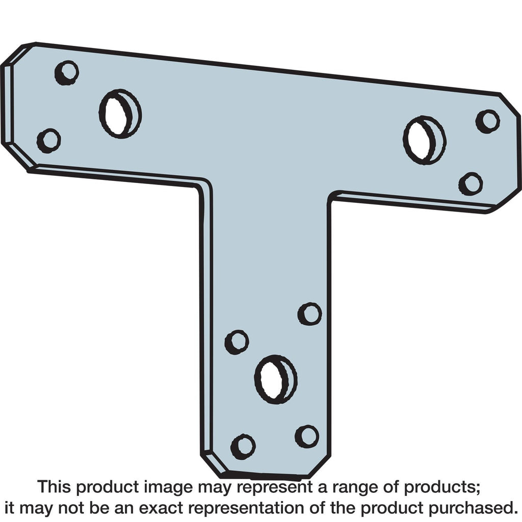 Simpson Strong-Tie 66T 6-in. x 5-in. 14-Gauge Galvanized T Strap