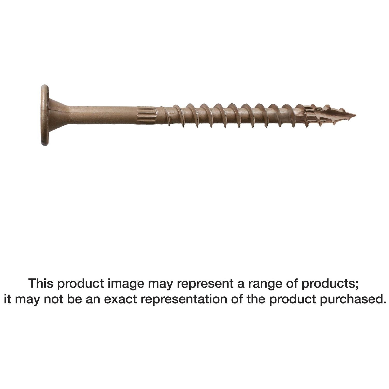 Simpson Strong-Tie SDWS22400DB-R12 Strong-Drive SDWS TIMBER Screw (Exterior Grade), 0.220-in. x 4-in. T40, Tan, 12-Pack
