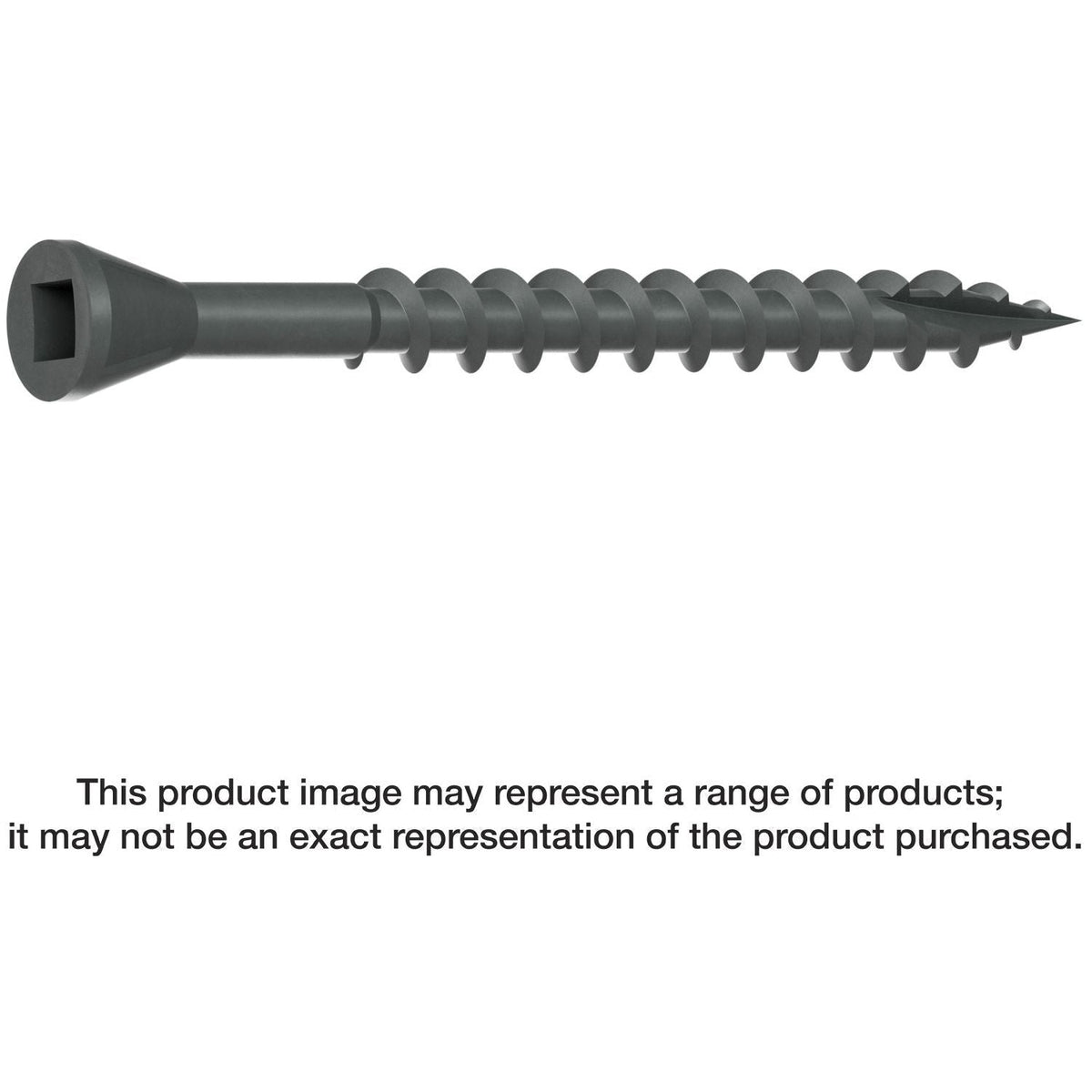 Simpson Strong-Tie DTHQ2S Trim-Head Screw, Type-17 Point, #8 x 2-in. #2U Square Drive, Quik Guard, 2000-Pack