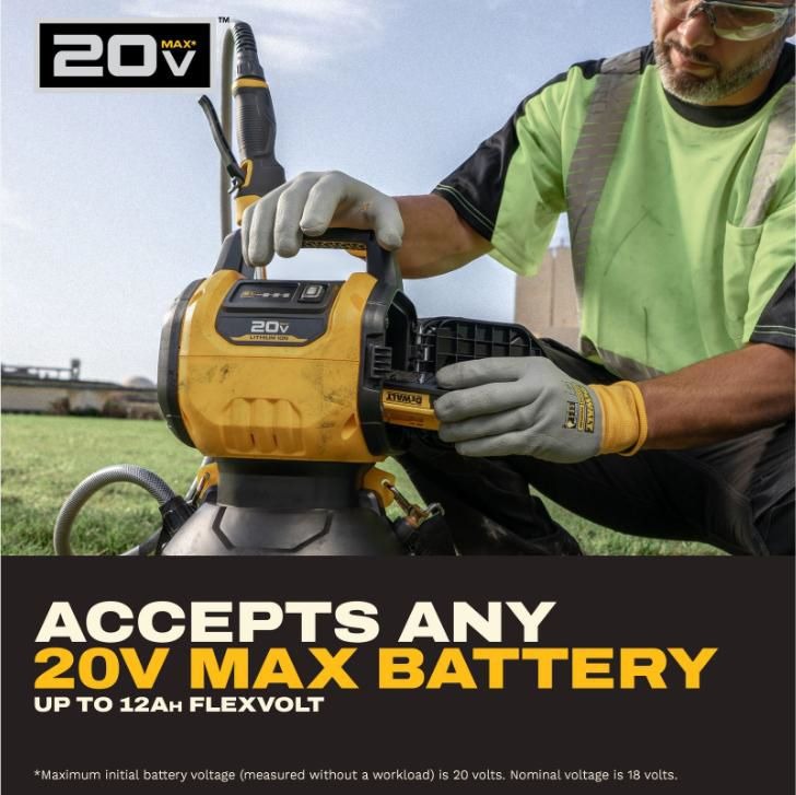 DeWALT 2‐Gallon 20V MAX Compressed Air Sprayer, Tool Only (DXSP190786B)
