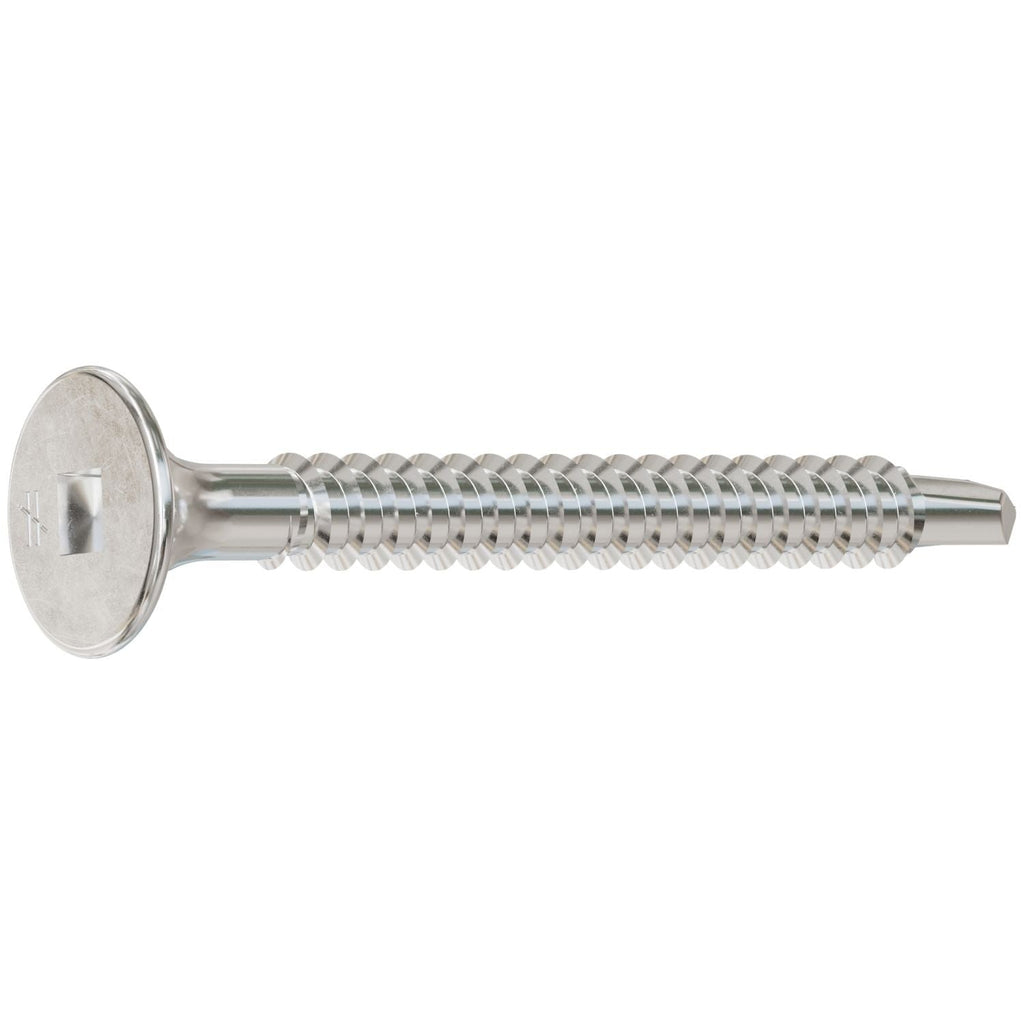 Simpson Strong-Tie F08T162WDB Self-Drilling Fiber-Cement Screw, #8 x 1-5/8-in. #2 Square Drive, Type 410, 3000-Pack
