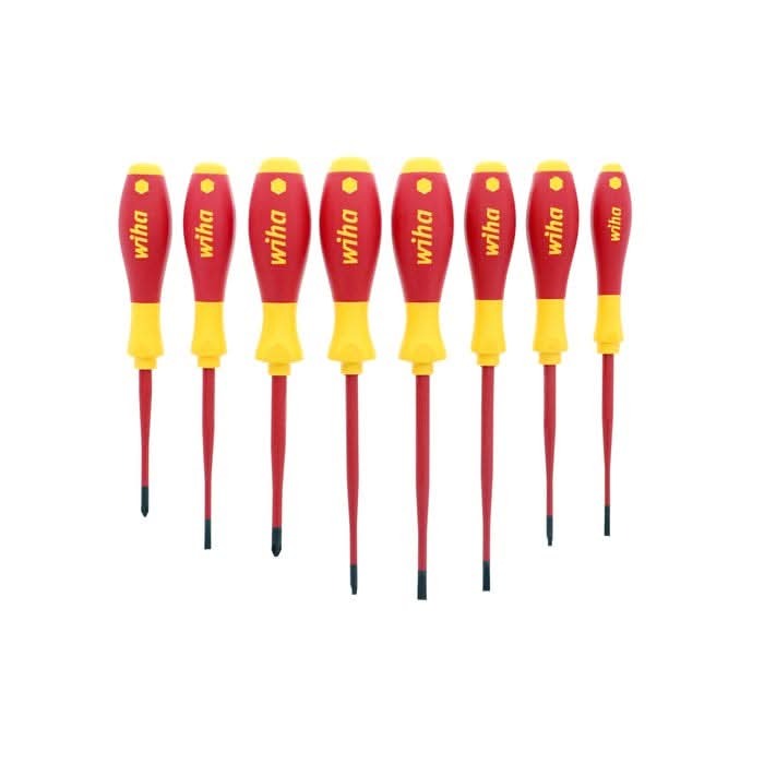 Wiha 32197 8-Piece Insulated Slimline Screwdriver Set