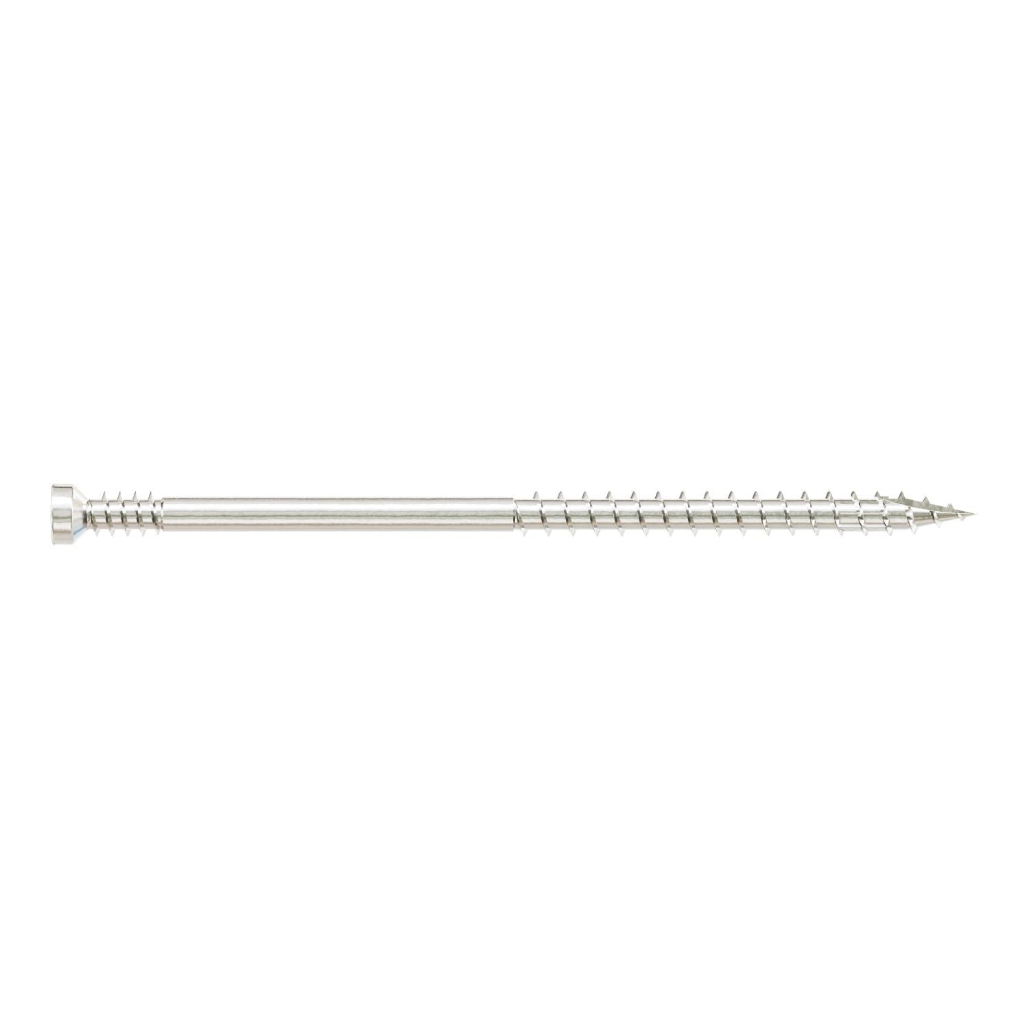 Simpson Strong-Tie FT07300T300 Finish Trim Screw, #7 x 3-in. T10, Trim-Head, Type 316, 300-Pack